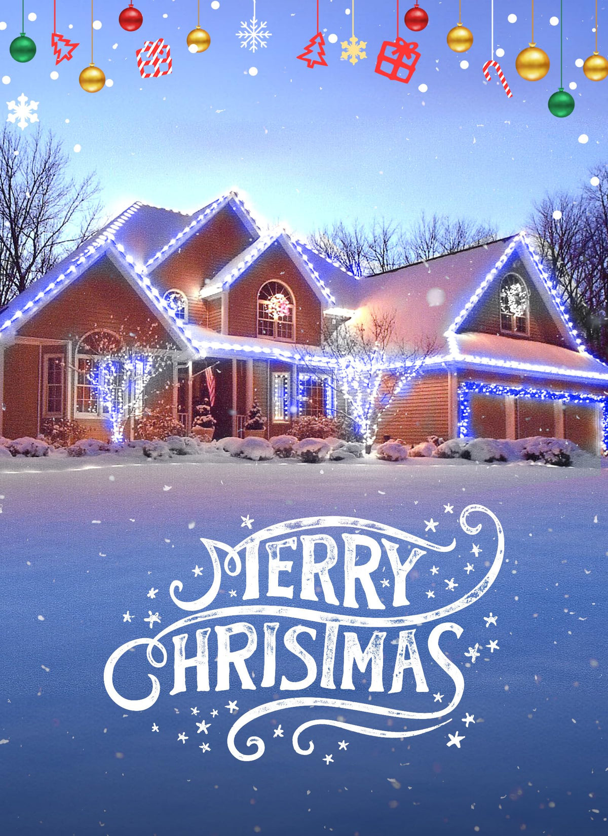 Minetom C9 String Lights, 100 FT Blue Outdoor Christmas Lights with 100 LED Bulbs, UL Certified for Indoor/Outdoor Use