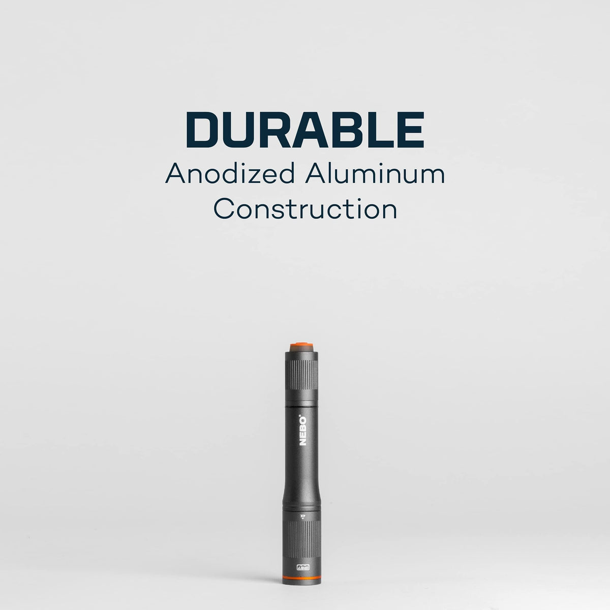 NEBO COLUMBO Pen Light | 100 Lumen Compact Inspection Light | Aluminum | Storm Gray | Model NEB-POC-0006 | One Size