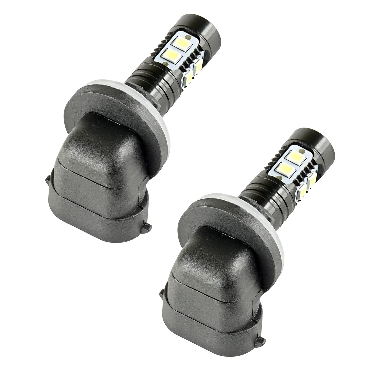 Caltric LED Headlight Bulbs for Polaris RZR S 800 (2009-2010) / RZR 800 EFI (2008-2010) - Tungsten